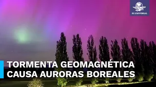 ¿Por qué se vieron auroras boreales en México?
