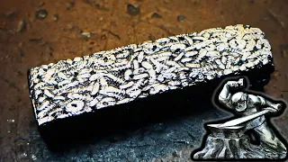 Hammer of the screws.  Damascus from screws.