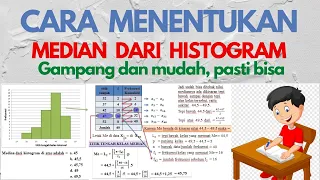 CARA MENENTUKAN MEDIAN DARI HISTOGRAM