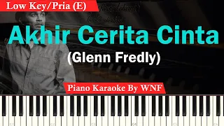 Glenn Fredly - Akhir Cerita Cinta Karaoke Lower Key / Pria | Piano Karaoke
