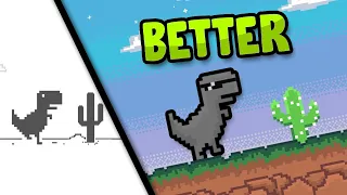 I Made the Chrome Dino Game BETTER