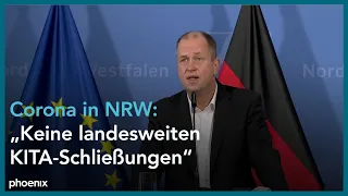 NRW: Joachim Stamp (stellv. Ministerpräsident, FDP) zur Kinderbetreuung in der Corona-Pandemie