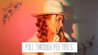 Fun and Simple Pull Through Pig Tail Tutorial | Love This Style! | Jordan Pulsipher