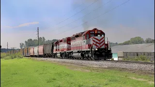 Short chase of WSOR L467 with a big train