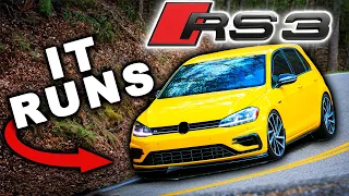 Will it FINALLY START IT? RS3 Swapped Golf R ~ Part 3