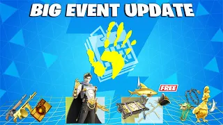 Fortnite BIG EVENT UPDATE v29.01 What to Expect (Free Rewards, Midas LTM, New Weapons & More)