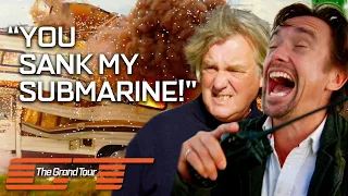 James and Richard's Explosive Battleship Face Off | The Grand Tour | Prime Video