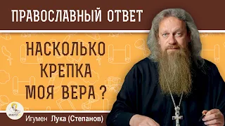 НАСКОЛЬКО КРЕПКА МОЯ ВЕРА ? КАК ЭТО ПОНЯТЬ?  Игумен Лука (Степанов)