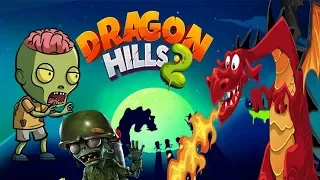 Dragon Hills 2  Планета Зомби Уровень 8 Очищаем планету от зомбаков Мультяшная Игра Про Дракона