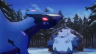 Alpha Garchomp vs Abomasnow | Pokémon: Hisuan Snow