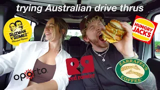 Eating Only Australian Drive Thru Food For 24 Hours...