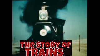 " THE STORY OF TRAINS " 1940s PASSENGER RAIL & FREIGHT TRAIN PROMO FILM   PULLMAN CARS   74352