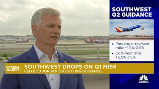 Southwest Airlines CEO Bob Jordan on Q1 miss: A strong quarter despite the financial results