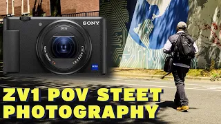 SONY ZV-1 Street Photography POV!! Photography Vlog