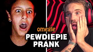 Pewdiepie JUMPSCARE PRANK on Omegle!