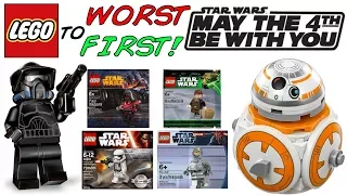 LEGO Worst To First | All May The Fourth Be With You LEGO Star Wars Polybags!