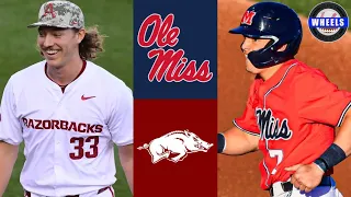 Ole Miss vs #1 Arkansas Highlights | 2024 College Baseball Highlights