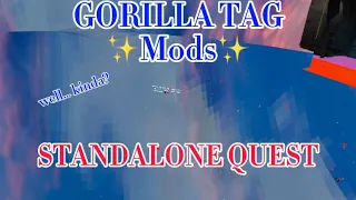 || GORILLA TAG STANDALONE MODS || *NOT PATCHED*