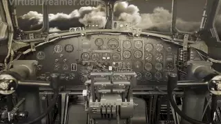 B-17 Bomber Sound for Sleeping : 2 Hour Long Prop Airplane Audio