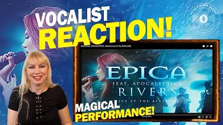 REACTION to EPICA feat. APOCALYPTICA - Rivers (Live At The AFAS LIVE) #epica #apocalyptica