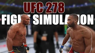 UFC 278 Fight Simulation - Kamaru Usman vs Leon Edwards!