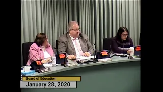 Enfield, CT - Board of Education - January 28, 2020