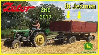 Žně 2019 | Sklizeň Ječmene u soukromníka | kombajn John Deere 9640 WTS HillMaster