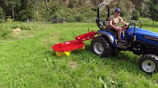 Farmtrac compact 26 + Wirax bubnová sekačka