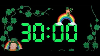 St. Patrick Theme 30 minute timer (without music)