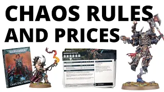 HUGE Chaos Space Marines Release Week - Battleforce Prices, New Rules, New Datasheet + Combat Patrol