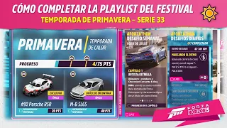 Forza Horizon 5 - Cómo completar la Playlist Temporada de Primavera - Serie 33