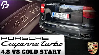 Porsche CAYENNE 957 TURBO | 4.8L V8 COLD START | REVVING UP