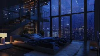 Fall Asleep to the Soothing Rain on Your Window | Nighttime Rain for Relaxation & Better Sleep