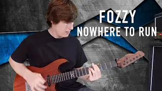 Fozzy - Nowhere To Run - Guitar Cover (Chris Barnes)