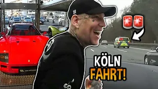 POLIZEI hält FAHRER an.. 🫢🚨 + BEHIND THE SCENES bei der Baller League | MontanaBlack IRL