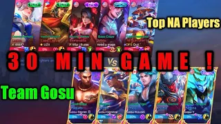 Team Gosu VS Top NA Players  | 30 Min Game | MLBB