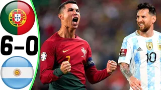 Portugal vs Argentina 6-0 - All Goals and Highlights Résumé & Goles ( Last Matches ) HD