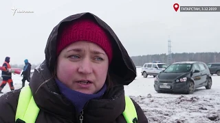 Протесты в Казани. Люди против трактора