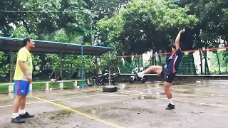 SkimertJump101 ep.28 (Basic Sepak Takraw Bicycle Kick with John Rick Kapaw-an)