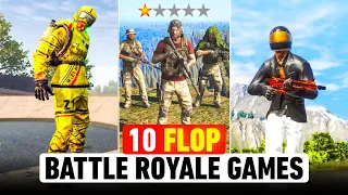 10 BATTLE ROYALE Games That *FLOPPED* 🤮 [HINDI]