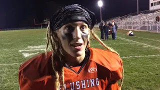 Noah Hutchison on interception that sealed Flushing’s win