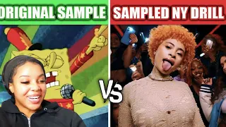 ORIGINAL SAMPLE VS SAMPLED NY DRILL SONGS | Reaction