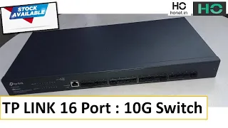 TP Link 16 Port 10G switch | All Port 10G | L2+ Managed Switch | Contact Multi Core Infotech