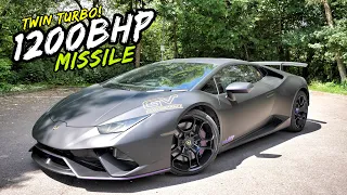 THIS TWIN TURBO 1200BHP LAMBORGHINI HURACAN IS *SUPERSONIC* QUICK