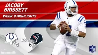 Jacoby Brissett's Big 308-Yd Day vs. Houston! | Colts vs. Texans | Wk 9 Player Highlights