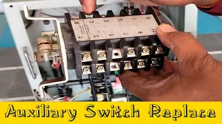 11KV VCB Auxiliary switch change work