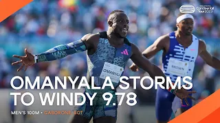 Omanyala dominates the men's 100m | Continental Tour Gold 2023