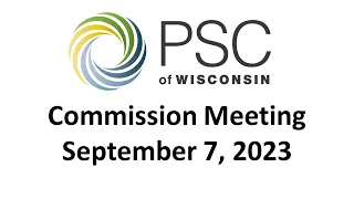 PSC Commission Meeting 9/7/2023