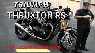 TRIUMPH THRUXTON RS - TƯỢNG ĐÀI CỦA DÒNG XE CAFE RACER - XE LƯỚT CHÍNH HÃNG