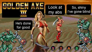 Golden Axe 3 (Sega Genesis game) - Hard Longplay - Sara Burn